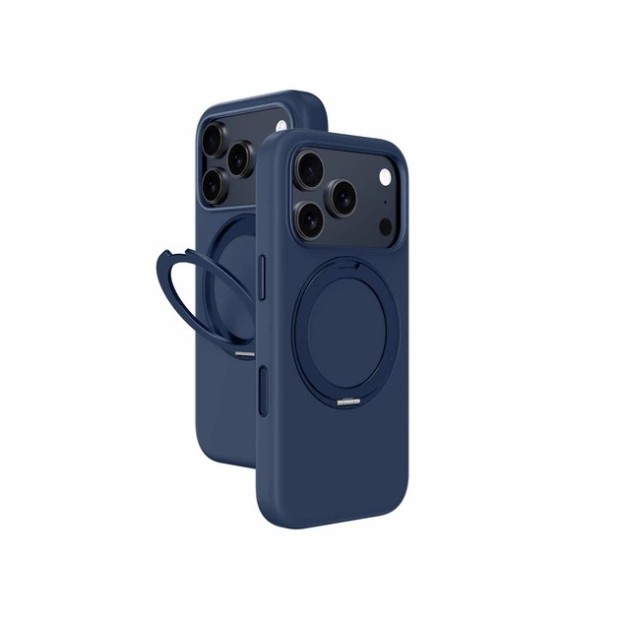 Накладка FrostFlex Stand Magsafe Apple iPhone 17 Pro Max (Blue) Накладка FrostFlex Stand Magsafe Apple iPhone 17 Pro Max (Blue)