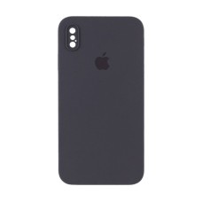 Силикон Original Square RoundCam Case Apple iPhone X / XS (19) Dark Grey