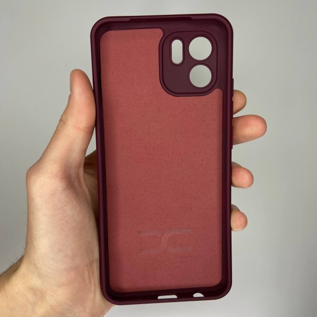 Силіконовий Original 360 чохол Logo для Xiaomi Redmi A2  /  A1 (ShutCam) (Бордовий)