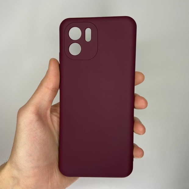 Силикон Original 360 Case Logo Xiaomi Redmi A2 / A1 (ShutCam) (Бордовый)