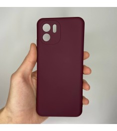 Силіконовий Original 360 чохол Logo для Xiaomi Redmi A2  /  A1 (ShutCam) (Бордов..