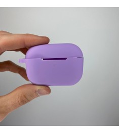 Чохол для навушників Full Silicone Case Apple AirPods Pro 2 (15) Ліловий