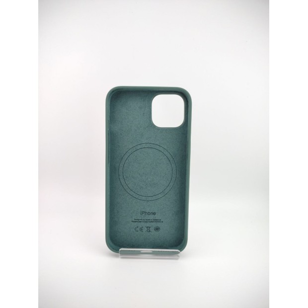 Чохол Silicone Case with MagSafe для Apple iPhone 13 (Колір: Евкаліпт)