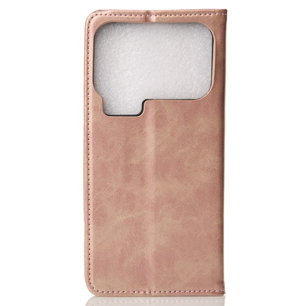 Чехол-книжка Leather Elegant Xiaomi 17 Pro Max (Бронзовый)