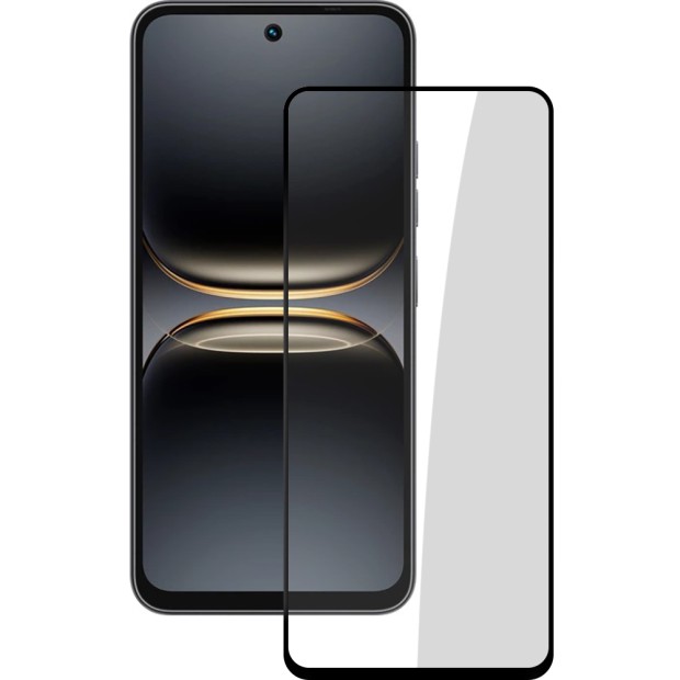 Захисне скло 5D Standard Tecno Spark Go 2 Чорне