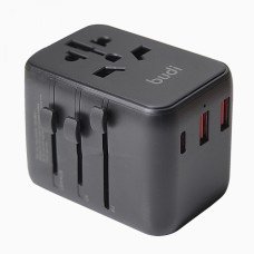 СЗУ-адаптер Budi M8J333 25W (1Type-C/2USB/EU) (Чёрный) U (Уценка) (Категория 1)