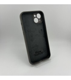 Силіконовий чохол Original RoundCam для Apple iPhone 15 Plus (19) Темно-сірий