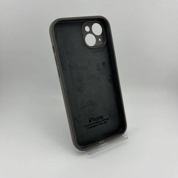 Силіконовий чохол Original RoundCam для Apple iPhone 15 Plus (19) Темно-сірий