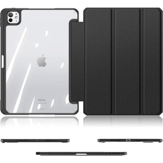 Чохол Dux Ducis Toby Series для iPad Pro 11 (2024) (з тримачем для Apple Pencil) (чорний)