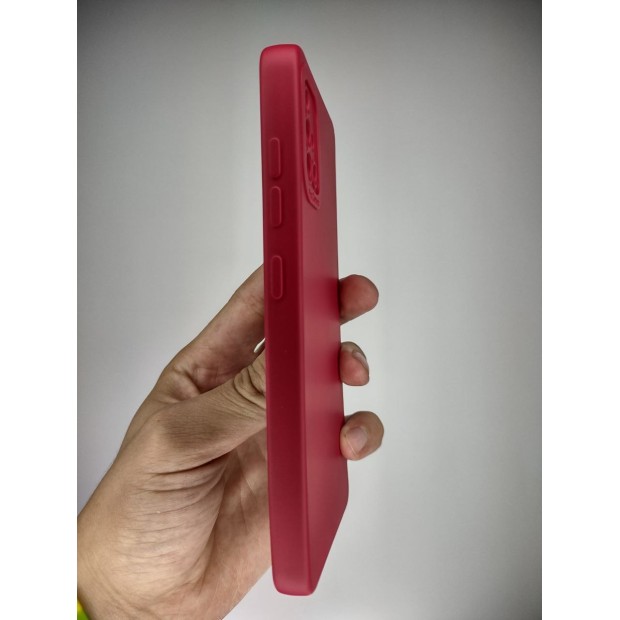 Силікон Original Samsung Galaxy A51 (2021) (ShutCam) (Малиновий)