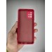 Силікон Original Samsung Galaxy A51 (2021) (ShutCam) (Малиновий)