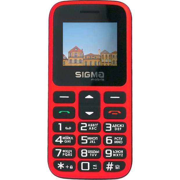 Мобільний телефон Sigma Comfort 50 HIT2020 Dual Sim (Червоний)