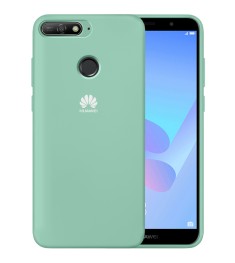 Силикон Original Case Logo Huawei Y6 Prime (2018) / Honor 7A Pro (Бирюзовый)