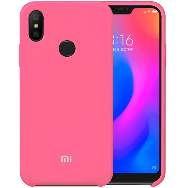 Оригінальний силіконовий чохол 360 для Xiaomi Redmi 6 Pro  /  Mi A2 Lite (рожевий)