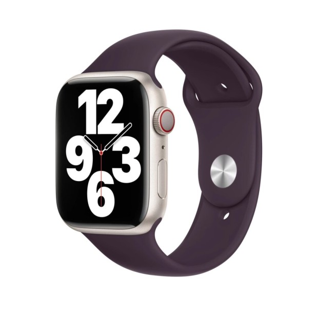 Ремінець Apple Watch силіконовий 38  /  40  /  41мм (28) Brinjal