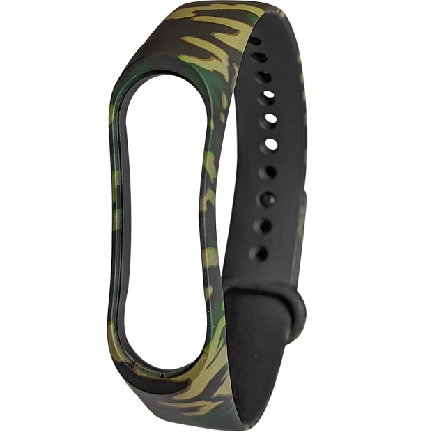 Ремешок Picture Design Xiaomi Mi Band 3 / Mi Band 4 (4) Камуфляж Зелёный Ремешок Picture Design Xiaomi Mi Band 3 / Mi Band 4 (4) Камуфляж Зелёный