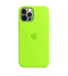 Силіконовий оригінальний круглий чохол для Apple iPhone 13 Pro Max (27) Трав'яни..