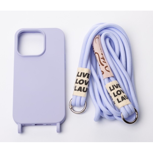 iPhone 15 Pro Max Cord Case Overlay (Purple)