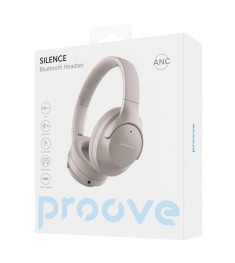 Беспроводные накладные наушники-гарнитура Proove Silence with ANC (Gray)