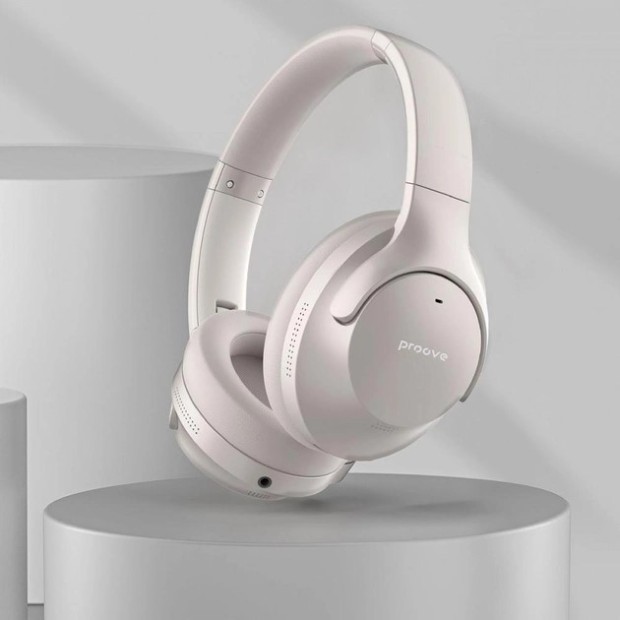 Бездротові накладні навушники-гарнітура Proove Silence з ANC (Сірі) Бездротові накладні навушники-гарнітура Proove Silence з ANC (Сірі)