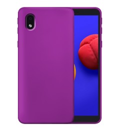 Силіконовий чохол Original 360 для Samsung Galaxy A01 Core (фіолетовий)