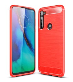 Силіконовий чохол Polished Carbon для Motorola One Fusion Plus (Червоний) Силіконовий чохол Polished Carbon для Motorola One Fusion Plus (Червоний)