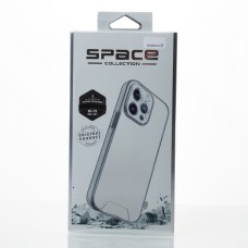 Силіконовий чохол Space Case 3D для Apple iPhone 12 Pro Max (Прозорий)
