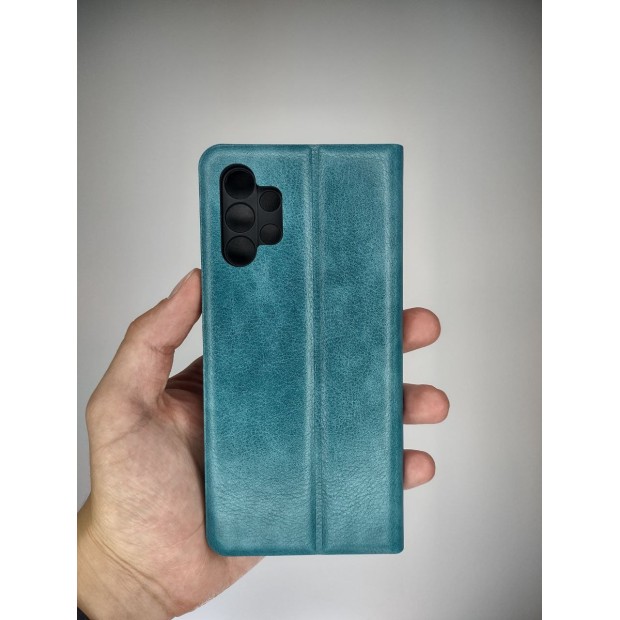 Чохол-книжка Leather Book Samsung Galaxy A32 (Бірюзовий)