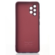 Силикон Original Samsung Galaxy A32 (2021) (ShutCam) (Бордовый)