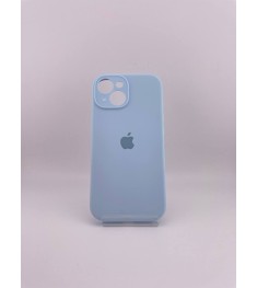 Силіконовий чохол Original RoundCam для Apple iPhone 15 (53), Небесно-блакитний