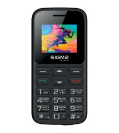 Мобільний телефон Sigma Comfort 50 HIT2020 Dual Sim (Чорний; Сірий)