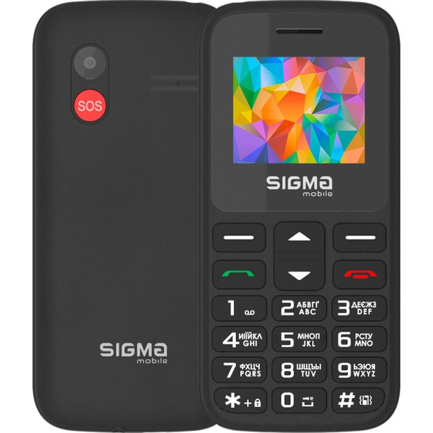 Мобільний телефон Sigma Comfort 50 HIT2020 Dual Sim (Чорний; Сірий) Мобільний телефон Sigma Comfort 50 HIT2020 Dual Sim (Чорний; Сірий)
