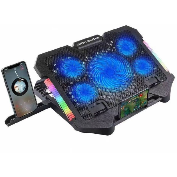 Подставка охлаждающая для ноутбука XoKo NST-051 RGB (Black)
