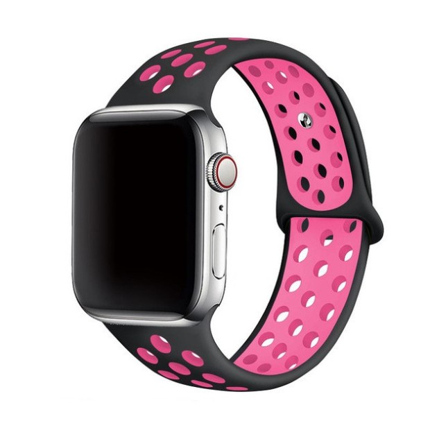 Ремешок Nike Apple Watch 38 / 40 mm (Black-Pink)