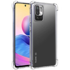 Силіконовий чохол 6D для Xiaomi Redmi Note 10  /  Note 10S (Прозорий)