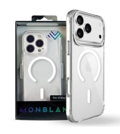 Чохол Monblan Crystal Magsafe для Apple iPhone 17 Pro (Прозорий)