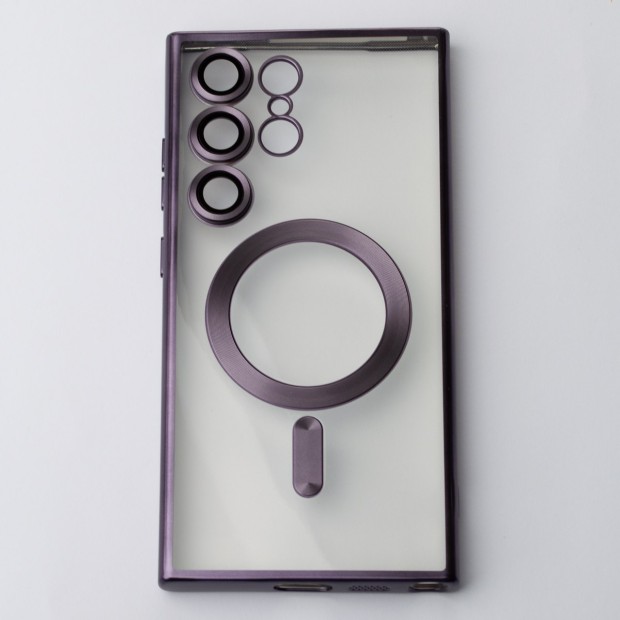 Чохол UMKU Shining with MagSafe для Samsung Galaxy S23 (Аметист)