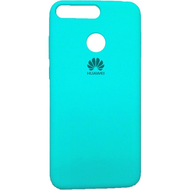 Силіконовий оригінальний чохол для Huawei Y6 Prime (2018)  /  Honor 7A Pro (Бірюзовий)