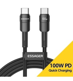 USB-кабель Essager Star 100W (2m) (Type-C - Type-C) (Black) EXCTT1-XCA01