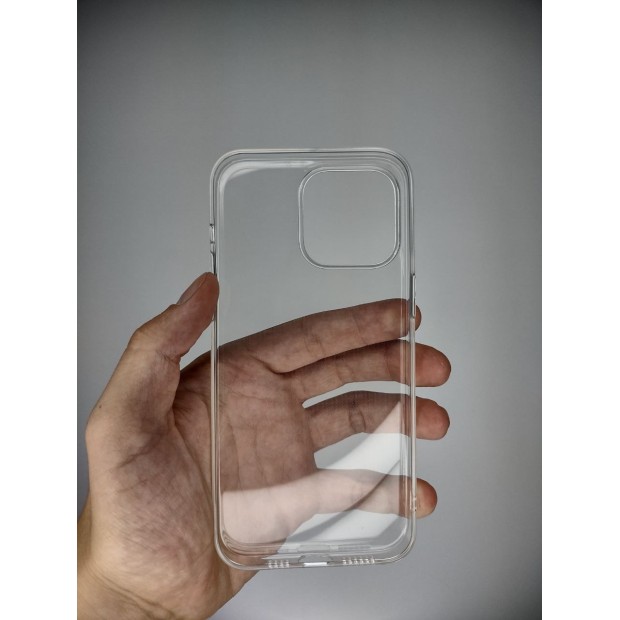 Силіконовий чохол Alabay для Apple iPhone 15 Pro Max (Прозорий)