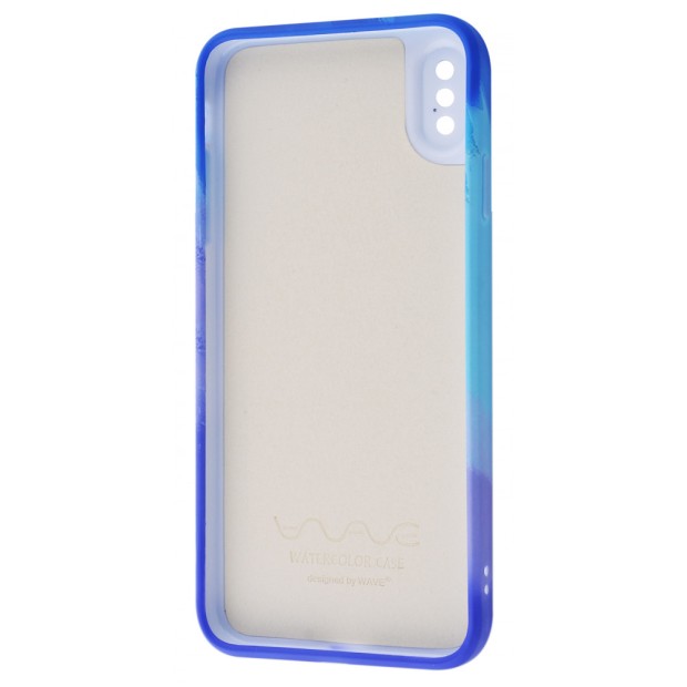 Силикон WAVE Watercolor Case iPhone X / XS (blue)