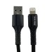 USB-кабель Mibrand Mi-32 Nylon 50 см (Lightning) (Чорний) USB-кабель Mibrand Mi-32 Nylon 50 см (Lightning) (Чорний)