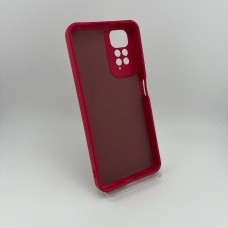 Силіконовий чохол Original Xiaomi Redmi Note 11  /  Note 11S (ShutCam) (Бордовий)