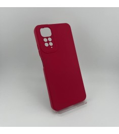 Силикон Original Xiaomi Redmi Note 11 / Note 11S (ShutCam) (Бордовый)