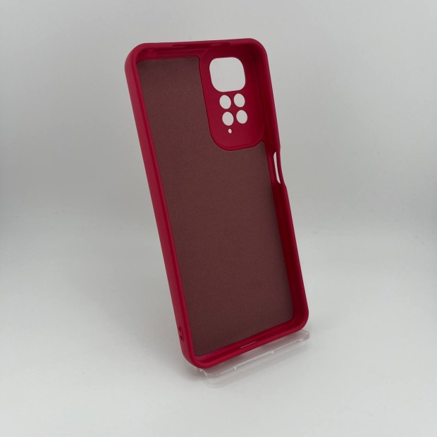 Силіконовий чохол Original Xiaomi Redmi Note 11  /  Note 11S (ShutCam) (Бордовий)