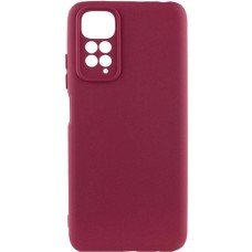 Силикон Original Xiaomi Redmi Note 11 / Note 11S (ShutCam) (Бордовый)