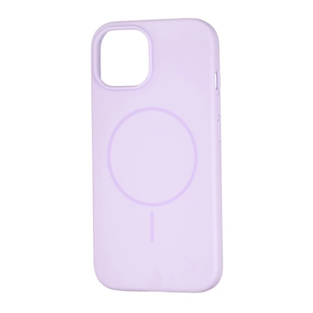 Силикон Original Round Case with MagSafe Apple iPhone 15 (71) Light Glycine