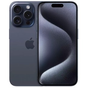 Мобильный телефон Apple iPhone 15 Pro 256Gb (Blue Titanium) (Grade A) 81% Б/У