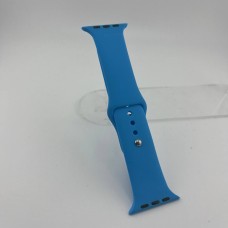 Ремінець Apple Watch Силіконовий 38  /  40  /  41 мм (45) Джинсовий Синій