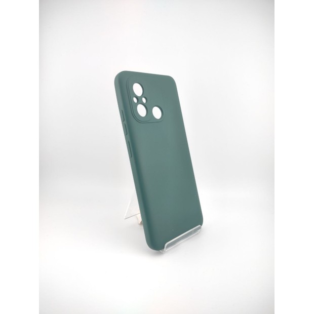 Силіконова накладка Original Xiaomi Redmi 12C  /  11A (ShutCam) (Хакі)